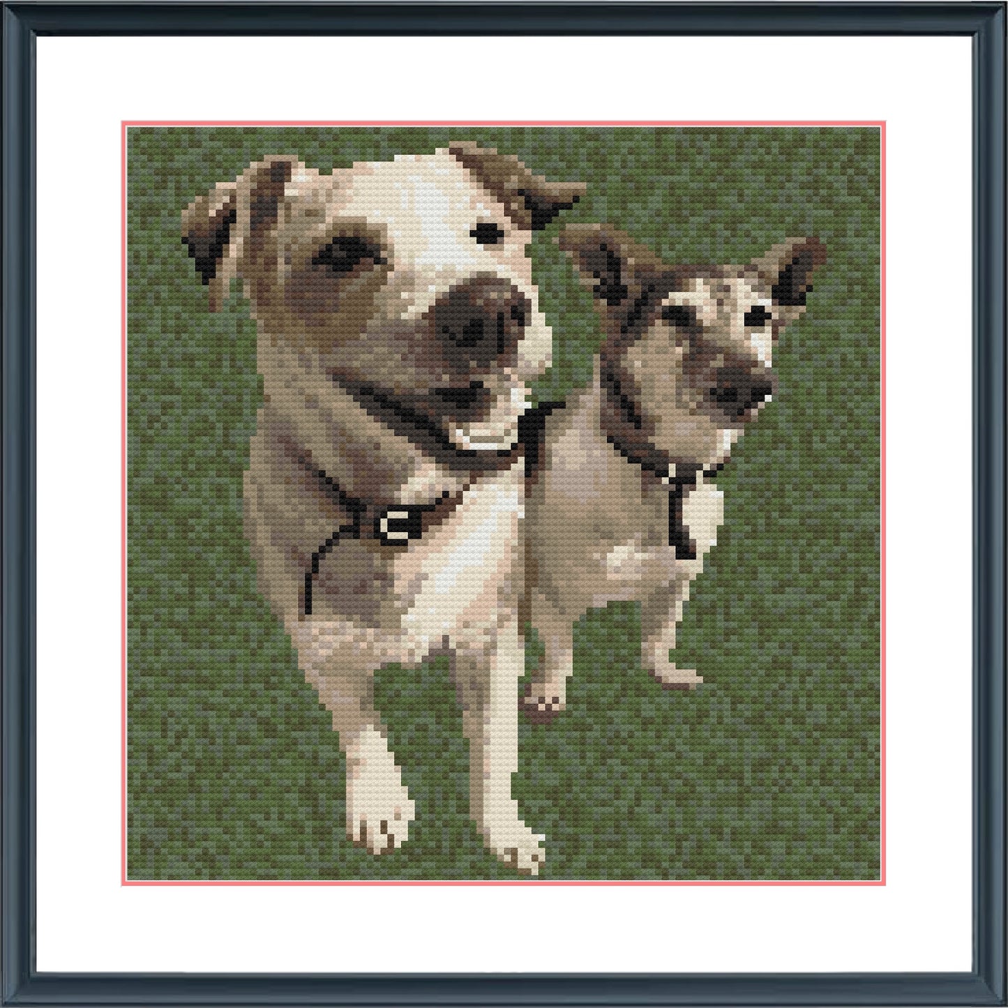 Australia dog into cross stitch